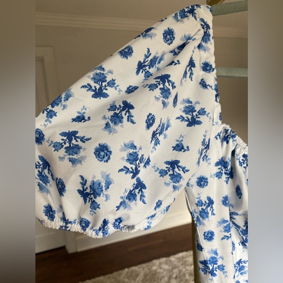 Cottagecore Castlecore Milkmaid Ditsy Floral Dress Romantic French Marthea - Picture 4 of 9